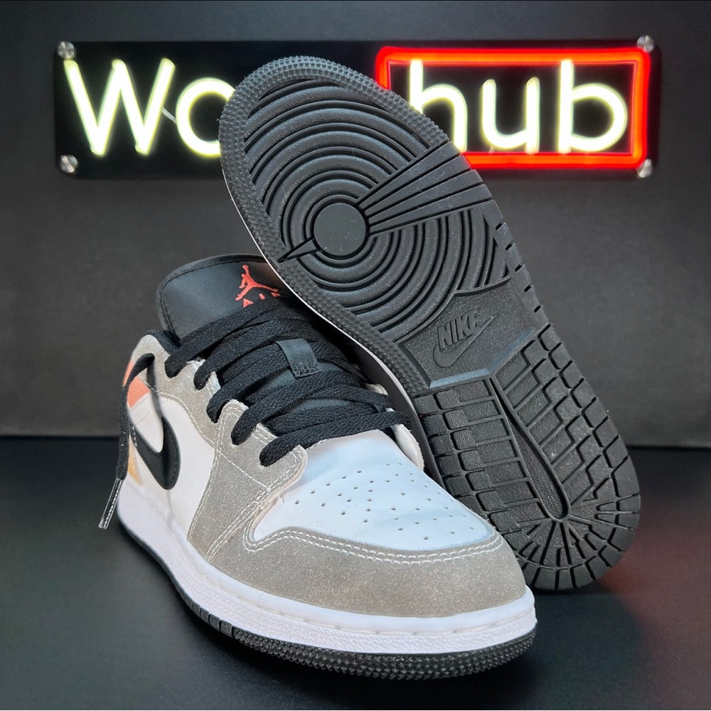 Nike Air Jordan 1 Low SE “Fight Club” Shoes • DX4374-008 • White • WMNS 6.5